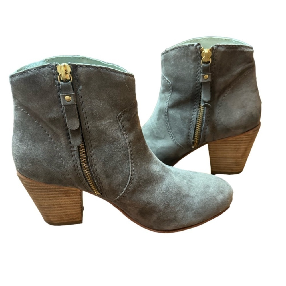 Boden Suede Gray Booties